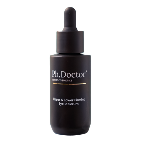 Firming serum to the upper and lower eyelids